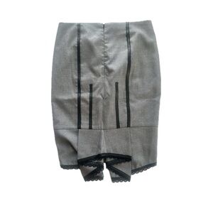Bebe Gray Pencil Skirt